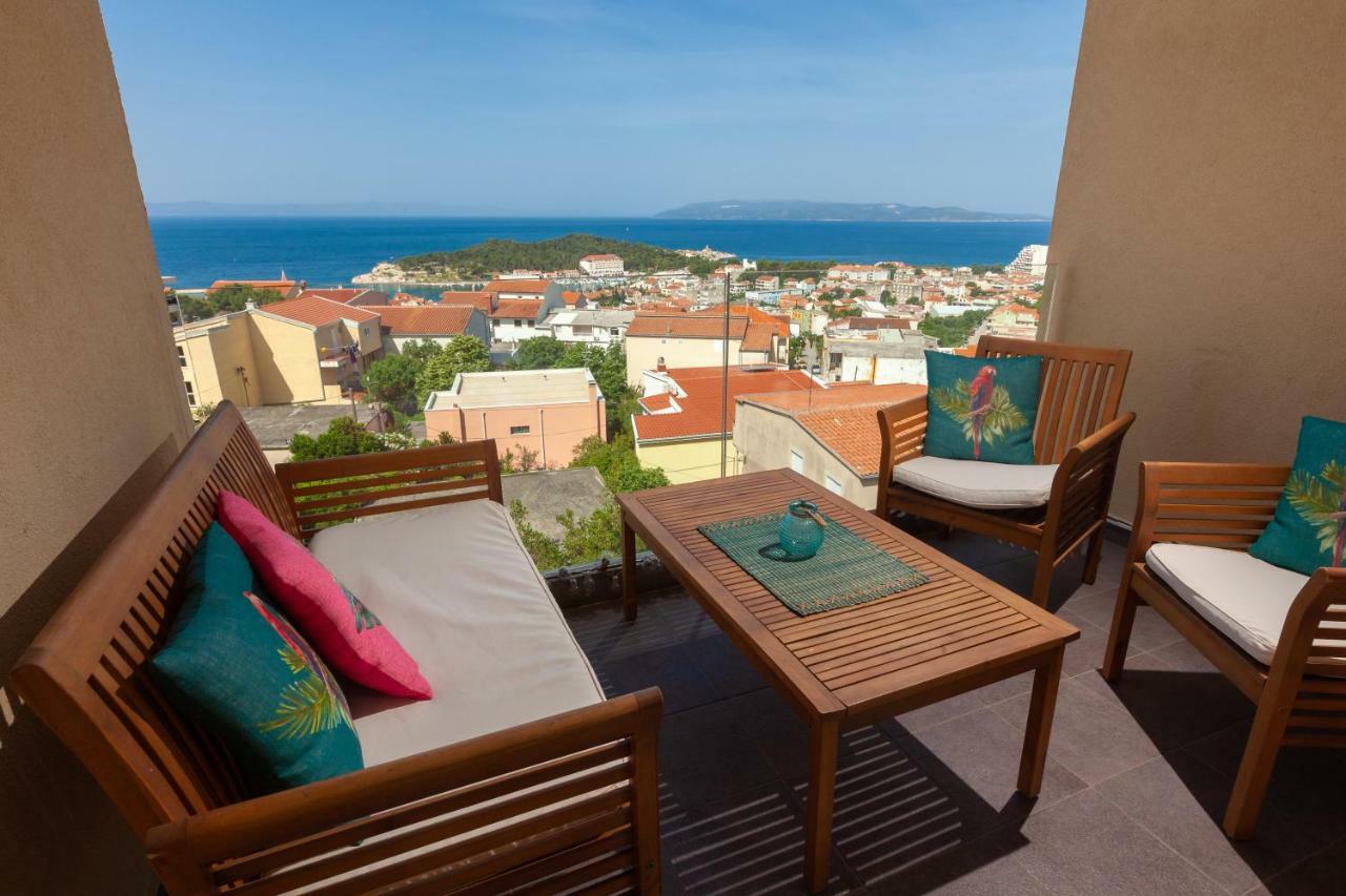 Apartamento Anicas panoramic sea weue Makarska Exterior foto